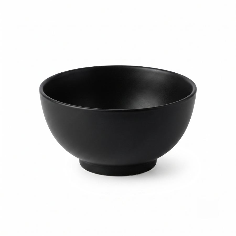 Rice bowl, black