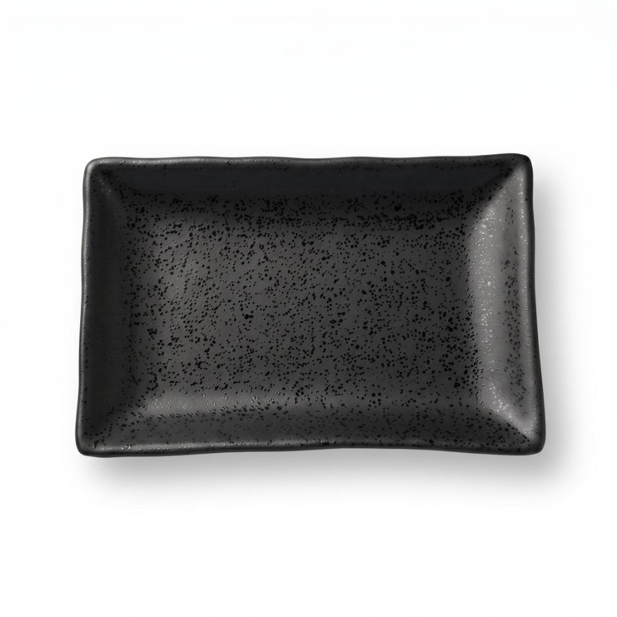 Rectangular plate, black