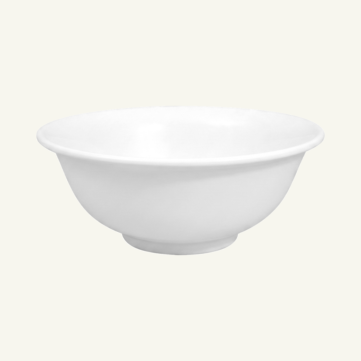 Fourier round bowl Ø200 × 80 mm in white, item code F09301
