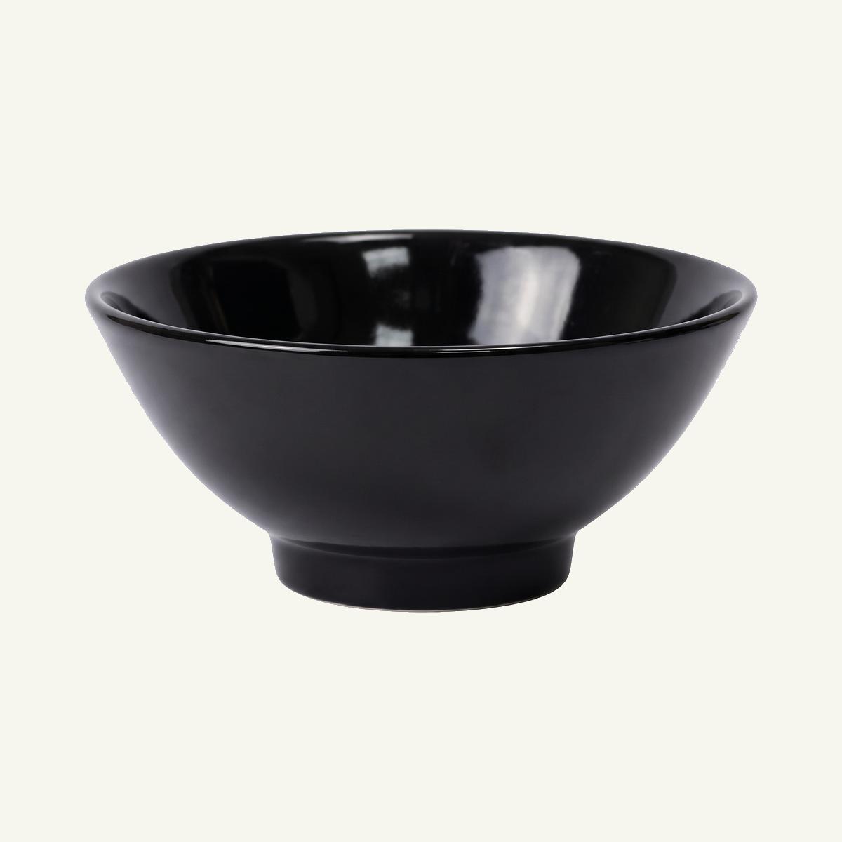 Fourier trumpet bowl Ø175 × 73 mm in black, item code F09802