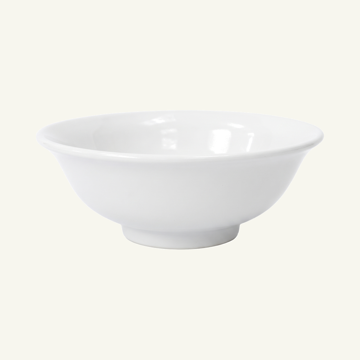 Fourier round bowl Ø225 × 83 mm in white, item code F10201