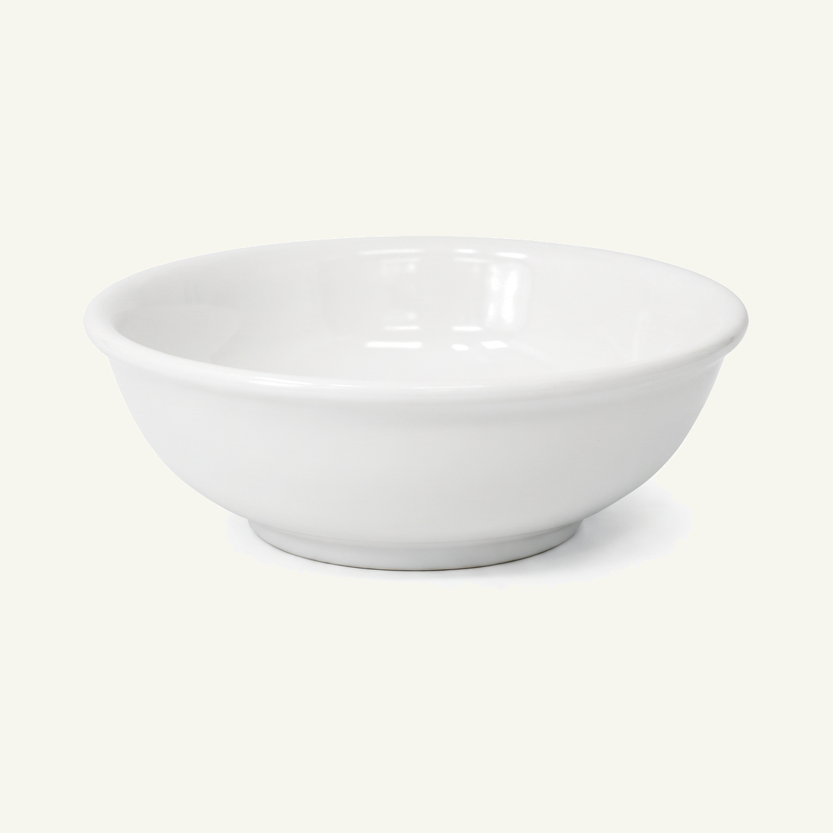 Fourier rolled-rim bowl Ø220 × 70 mm in white, item code F24201