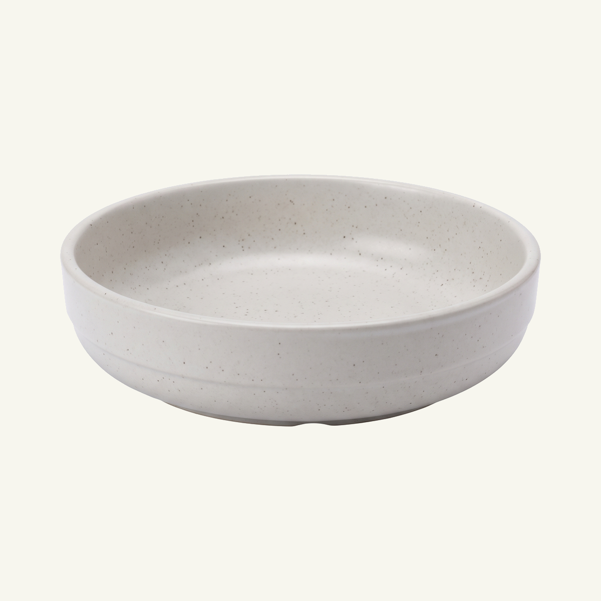Fourier low bowl Ø175 × 45 mm in grey speckle, item code F24907