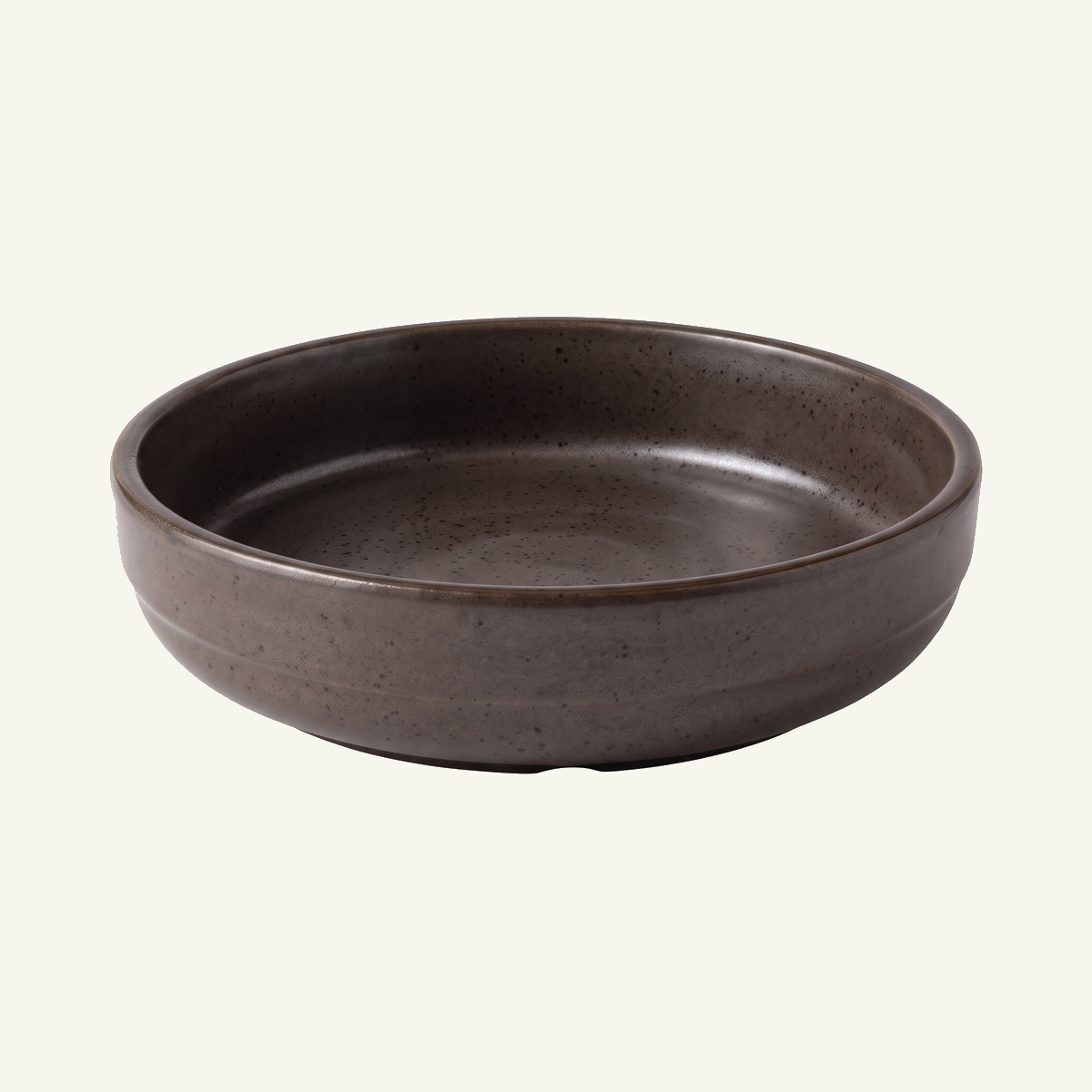 Fourier low bowl Ø175 × 45 mm in bronze speckle, item code F24908