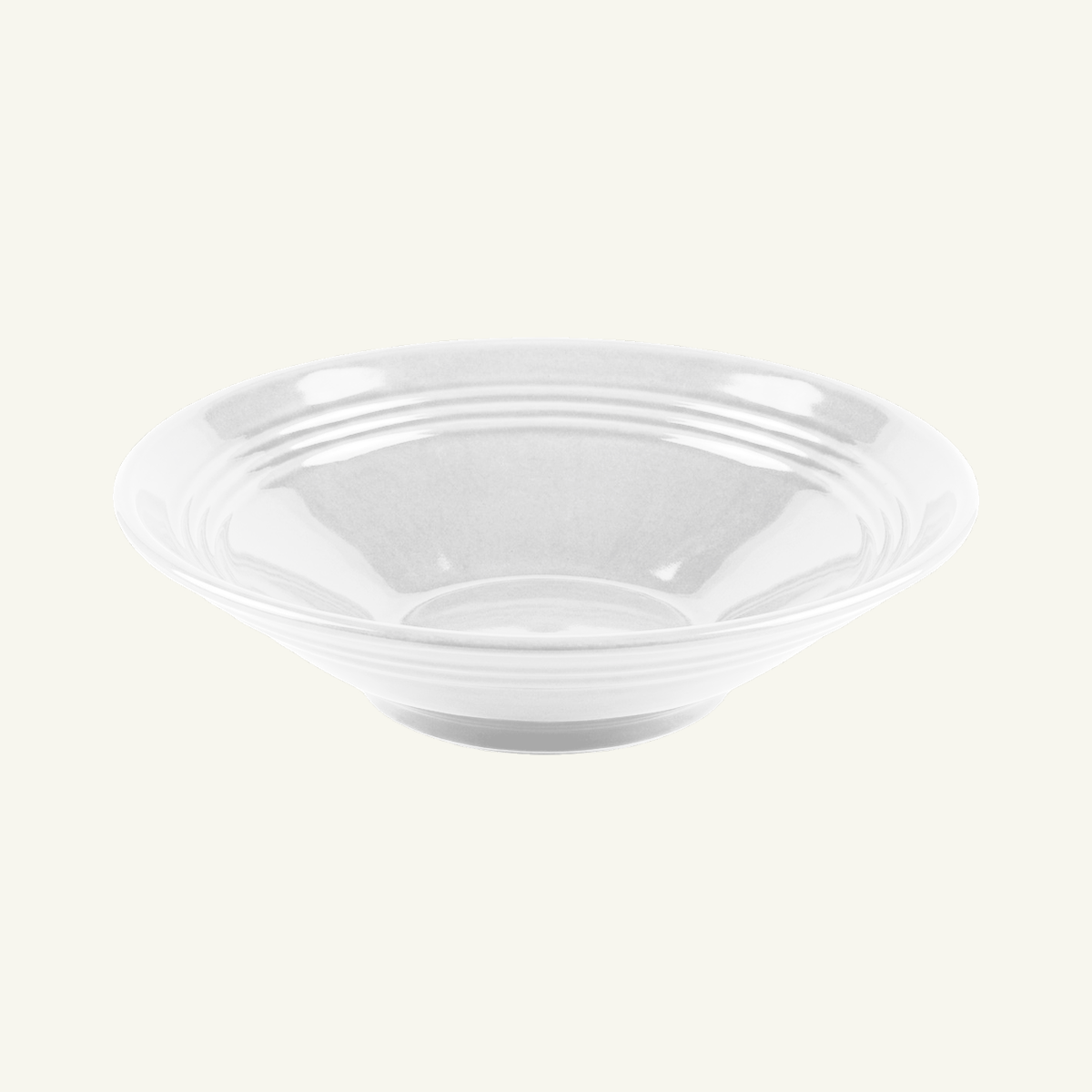 Fourier round bowl Ø230 × 75 mm in white, item code F25101
